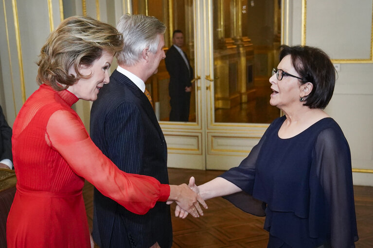 New Year reception at the Belgian Royal Palace for European Authorities