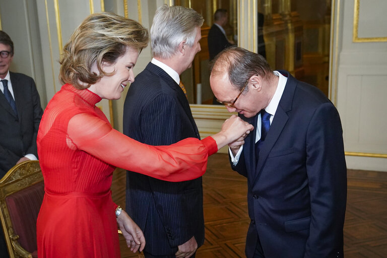 Photo 41 : New Year reception at the Belgian Royal Palace for European Authorities