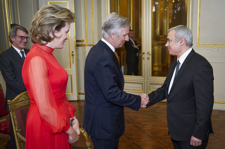 Photo 47 : New Year reception at the Belgian Royal Palace for European Authorities