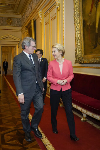 Photo 50: New Year reception at the Belgian Royal Palace for European Authorities