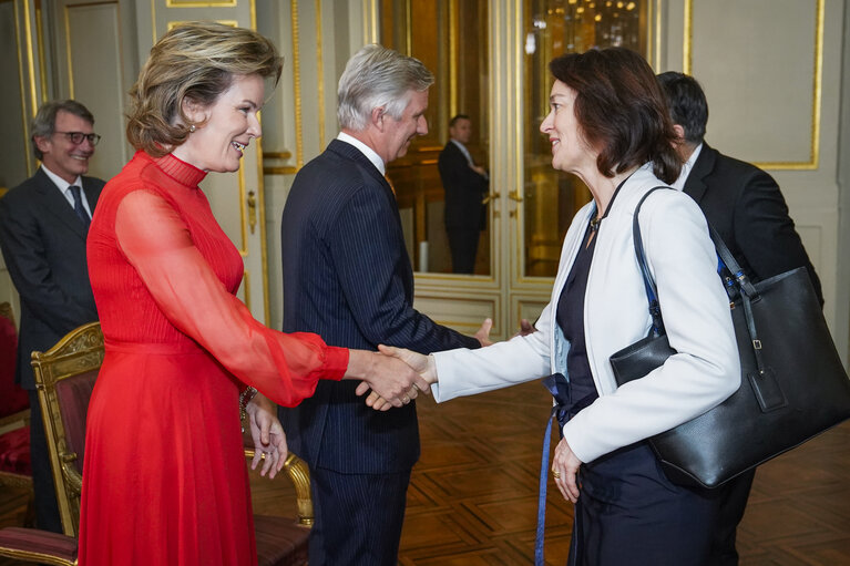 Photo 44 : New Year reception at the Belgian Royal Palace for European Authorities