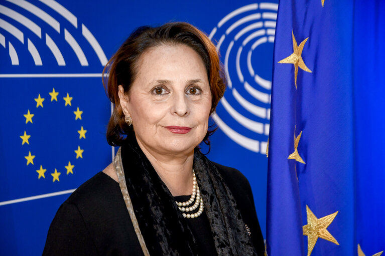 Photo 7: Luisa REGIMENTI in the EP in Strasbourg