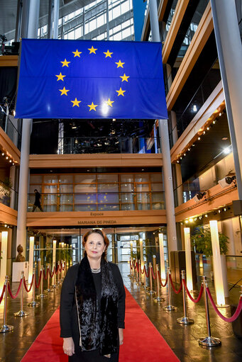 Fotó 5: Luisa REGIMENTI in the EP in Strasbourg