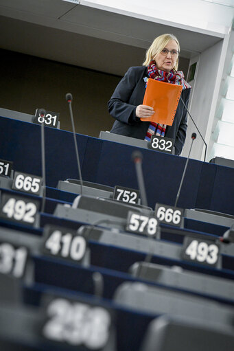 Photo 20 : EP Plenary session  movement - Commission statement - Common charger for mobile radio equipment