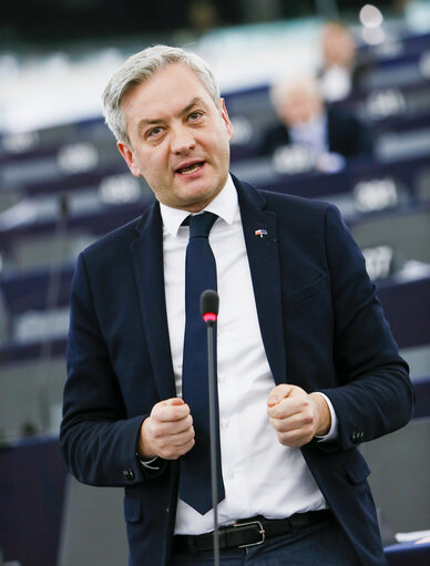 Robert BIEDRON in the EP in Strasbourg