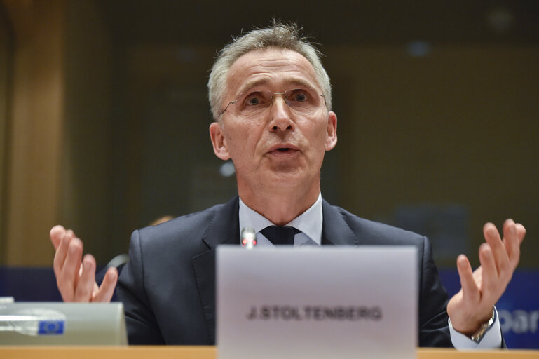 Photo 13 : AFET Public Hearing - Exchange of views with Jens Stoltenberg, NATO Secretary General