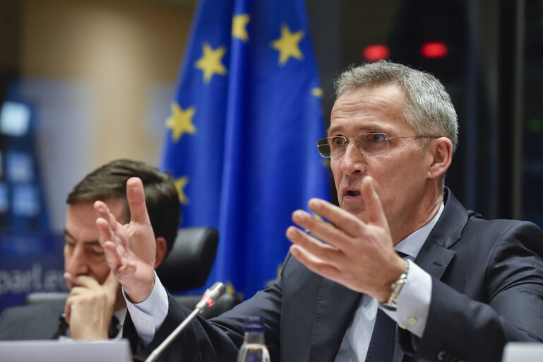 Photo 17 : AFET Public Hearing - Exchange of views with Jens Stoltenberg, NATO Secretary General