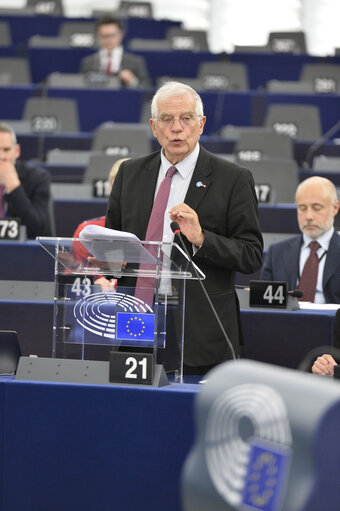 Foto 43: EP Plenary session - Situation in Iran and Iraq following recent escalations