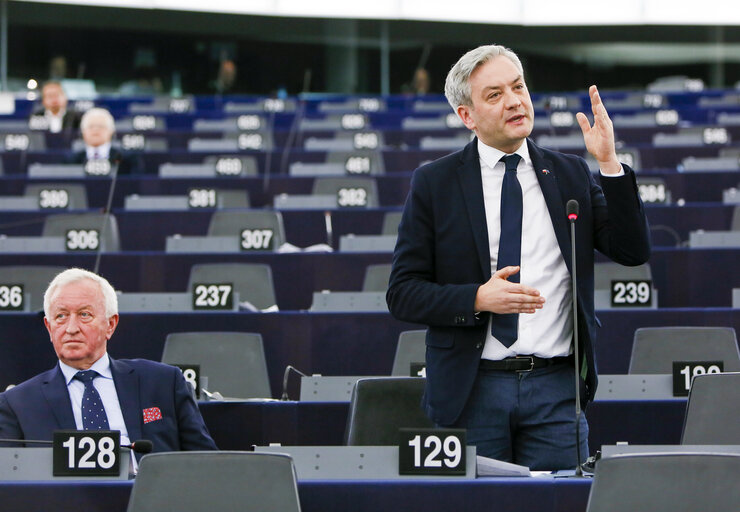 Robert BIEDRON in the EP in Strasbourg