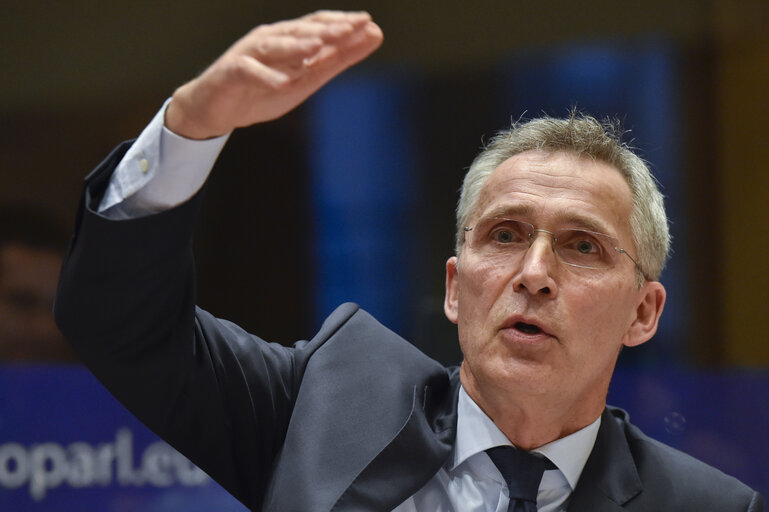 Photo 7 : AFET Public Hearing - Exchange of views with Jens Stoltenberg, NATO Secretary General