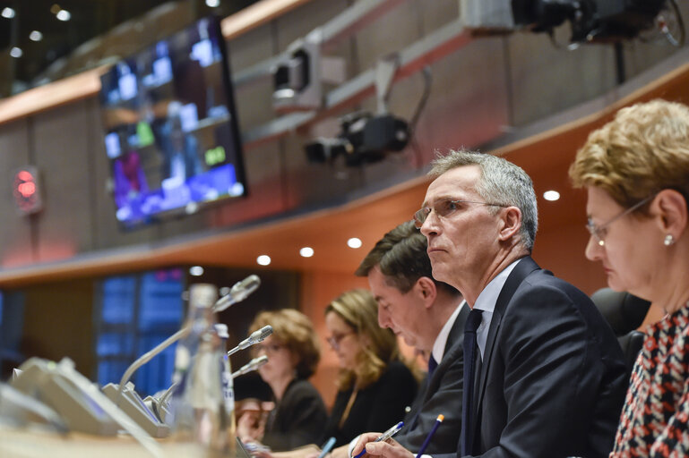 Photo 22 : AFET Public Hearing - Exchange of views with Jens Stoltenberg, NATO Secretary General