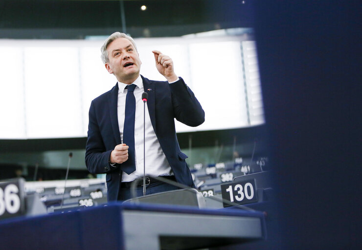 Robert BIEDRON in the EP in Strasbourg