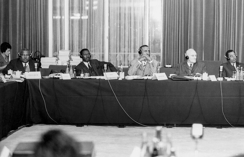 Foto 32: Parliamentary Conference of the Association between the European Economic Community and the African and Malagasy states associated in Hamburg in January 1970