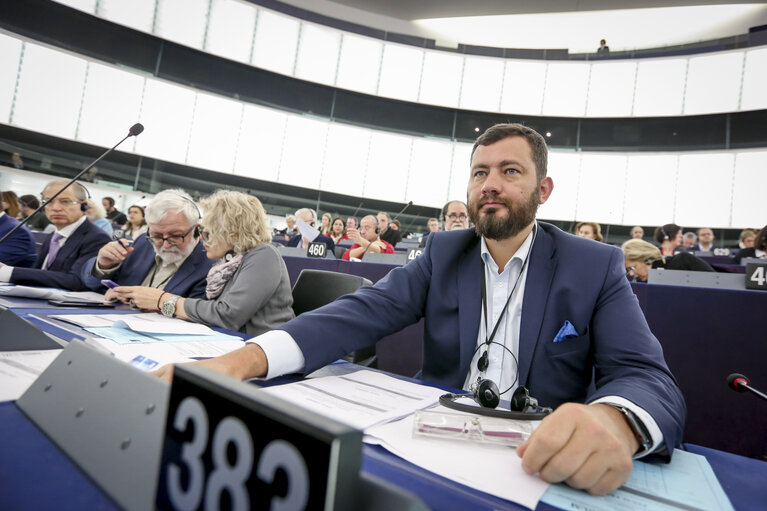 Marek BALT in the EP in Strasbourg