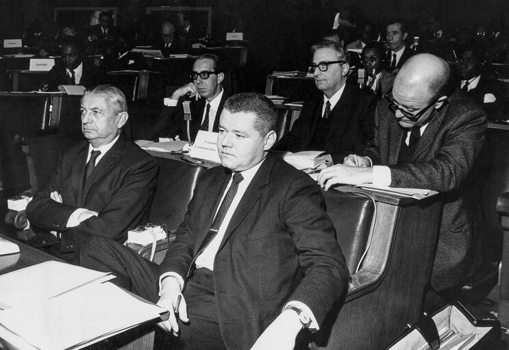 Fotografija 37: Parliamentary Conference of the Association between the European Economic Community and the African and Malagasy states associated in Hamburg in January 1970