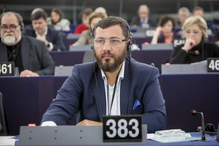 Marek BALT in the EP in Strasbourg