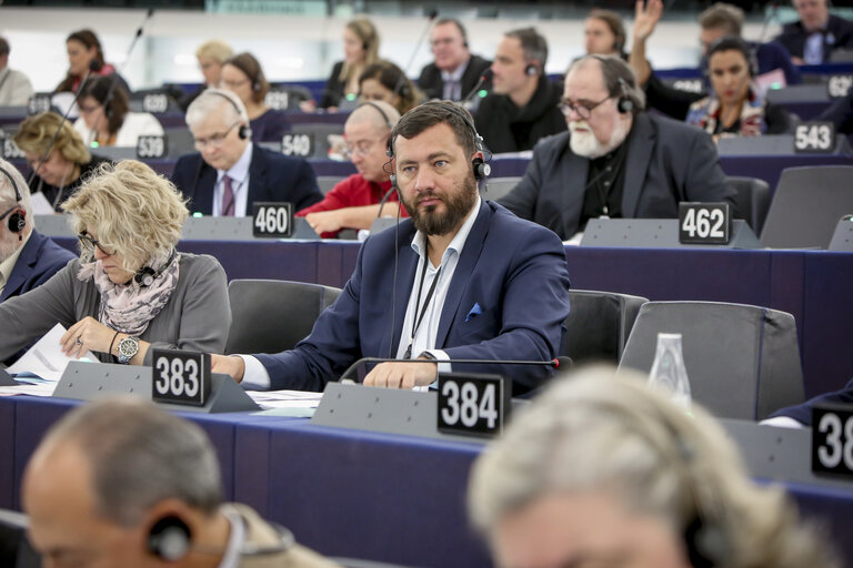 Valokuva 5: Marek BALT in the EP in Strasbourg