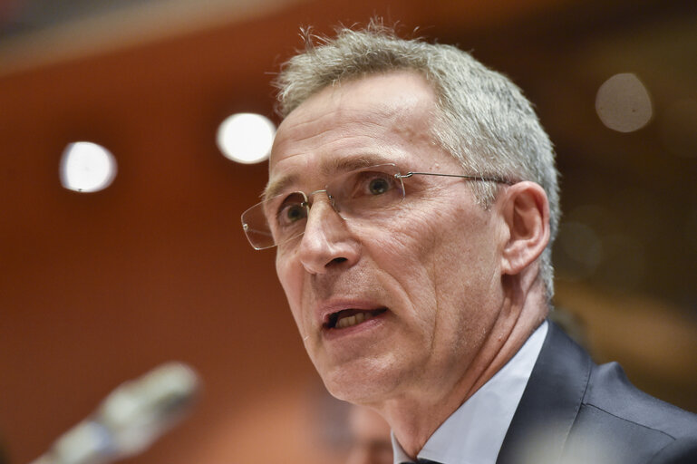 Photo 12 : AFET Public Hearing - Exchange of views with Jens Stoltenberg, NATO Secretary General