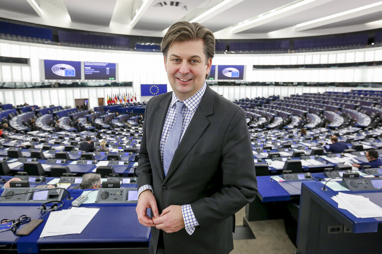 Photo 2 : Maximilian KRAH in the EP in Strasbourg