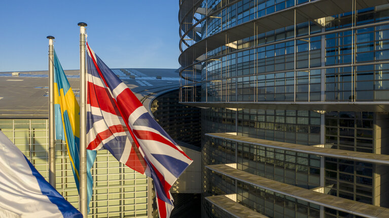 Foto 34: Aerial view of the EP building in Strasbourg