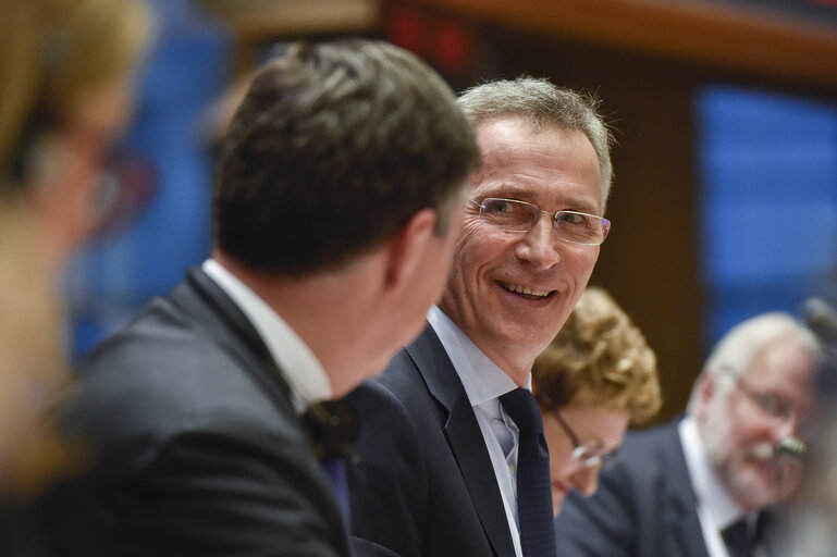 Photo 19 : AFET Public Hearing - Exchange of views with Jens Stoltenberg, NATO Secretary General