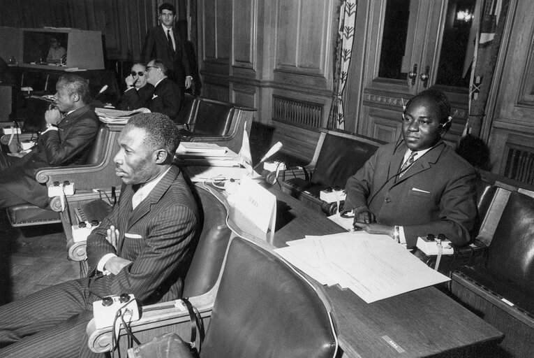 Foto 19: Parliamentary Conference of the Association between the European Economic Community and the African and Malagasy states associated in Hamburg in January 1970