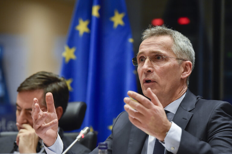 Photo 18 : AFET Public Hearing - Exchange of views with Jens Stoltenberg, NATO Secretary General