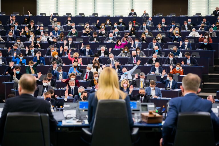 Foto 12: EP Plenary session - Voting session