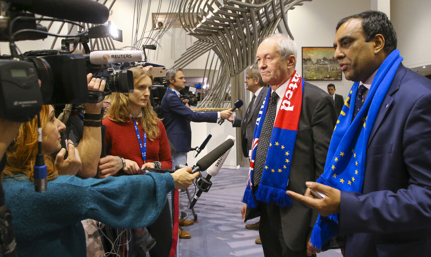 Billede 3: EP Plenary session - Withdrawal Agreement of the United Kingdom of Great Britain and Northern Ireland from the European Union andthe European Atomic Energy Community