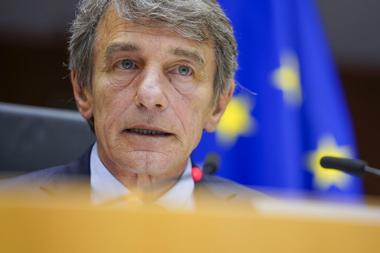 Photo 3: EP Plenary session - Announcement of the results of the first voting session