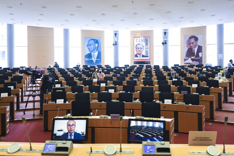Fotografia 14: ITRE Committee meeting - Establishing the Just Transition Fund