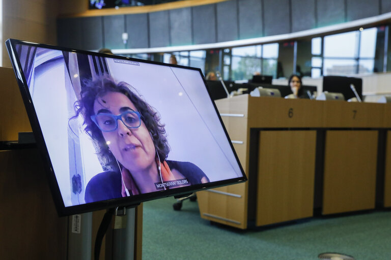 Fotografie 21: ENVI Committee meeting - Exchange of views with Dr Andrea AMMON, Director of the European Centre for Disease Prevention and Control (ECDC) - update on the COVID-19 situation