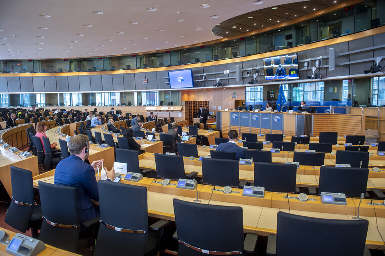 Fotografia 12: TRAN Committee meeting - Exchange of views  on the future of transport sector in the framework of the Green Deal and COVID-19 relief measures related to transport : Presentation of recent proposals by the European Commission