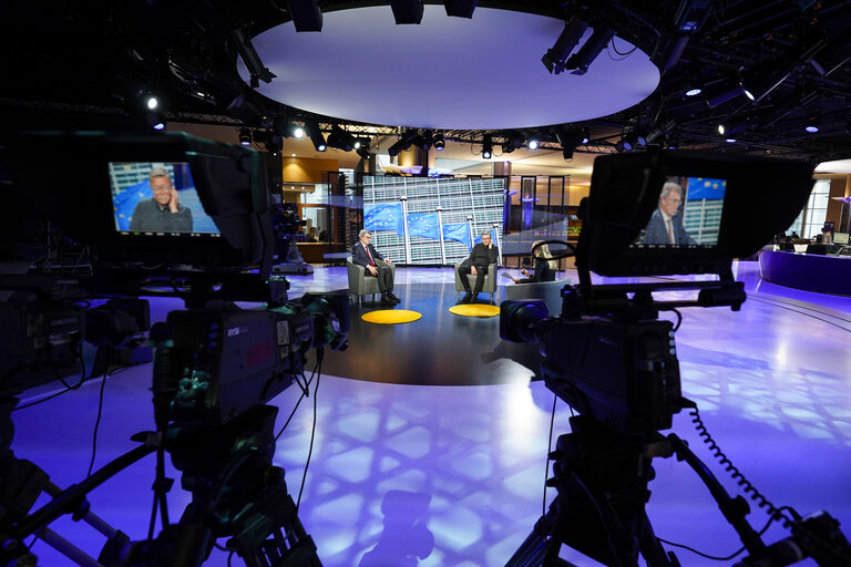 Fotogrāfija 7: David SASSOLI, EP President participates in the tv show  la faute a l'europe