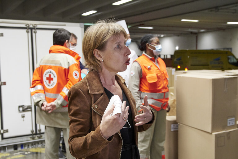 Billede 41: European Parliament in Strasbourg - EP buildings used in the fight against COVID-19 - Preparation of daily meals for people in need