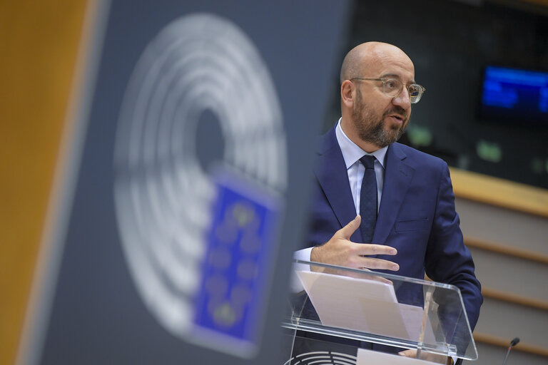 EP Plenary session - EU coordinated action to combat the COVID-19 pandemic and its consequences - Statement by Charles MICHEL, President of the European Council