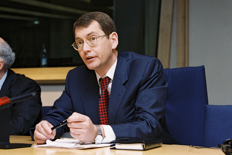 Press conference at the EP in Brussels