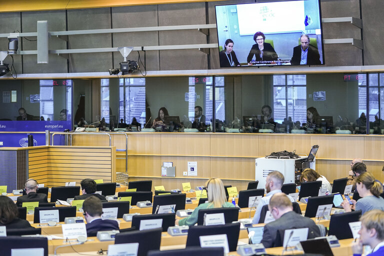 Fotografie 8: ENVI committee meeting. Update by the Commission on the COVID-19 (Coronavirus) situation