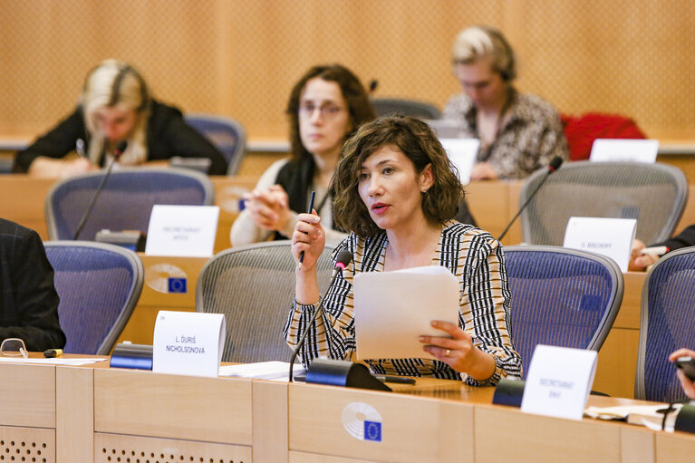 Foto 4: Meeting of the EP Conference of Committee Chairs with David SASSOLI, EP President in visio conference working from home