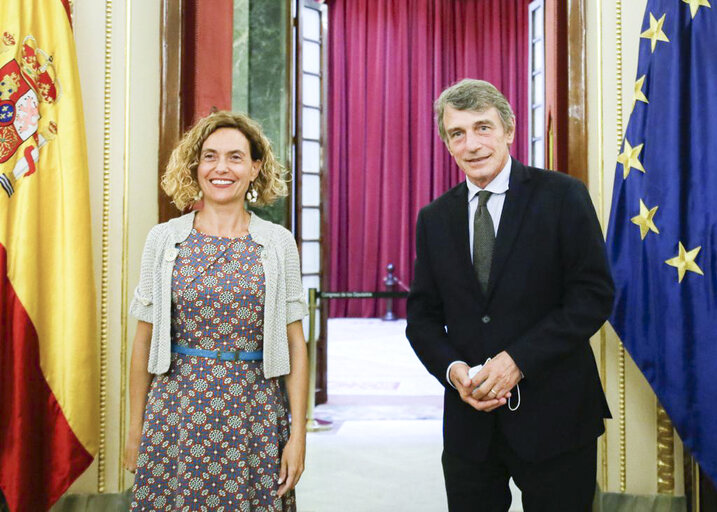 David SASSOLI, EP President meets with Meritxell BATET, President of the Spanish Congress