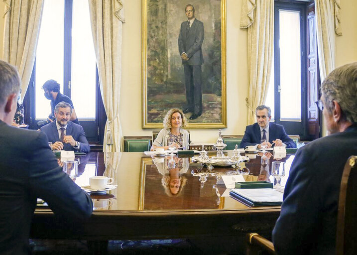 David SASSOLI, EP President meets with Meritxell BATET, President of the Spanish Congress