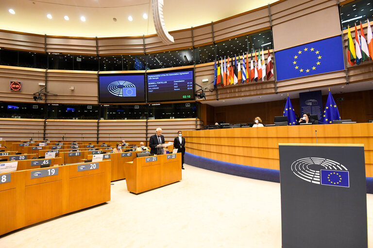 Foto 12: EP Plenary session - Implementation of the EU Association Agreement with Georgia