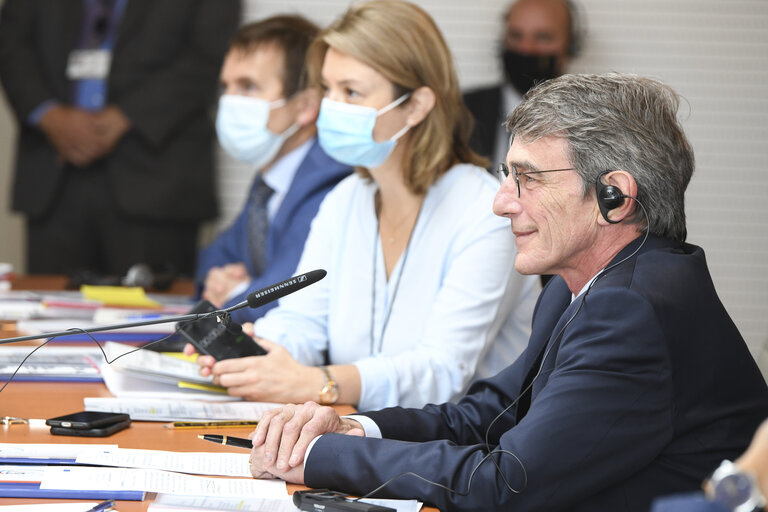 Foto 25: David SASSOLI, EP President takes part of the Opening of the G7 Speakers meeting Addressing the Climate Crisis with economic and Environmental justice for all