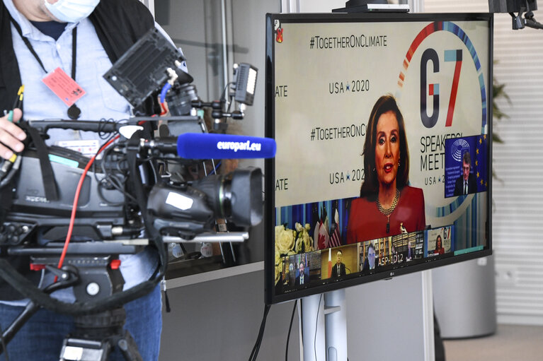 Fotografija 21: David SASSOLI, EP President takes part of the Opening of the G7 Speakers meeting Addressing the Climate Crisis with economic and Environmental justice for all