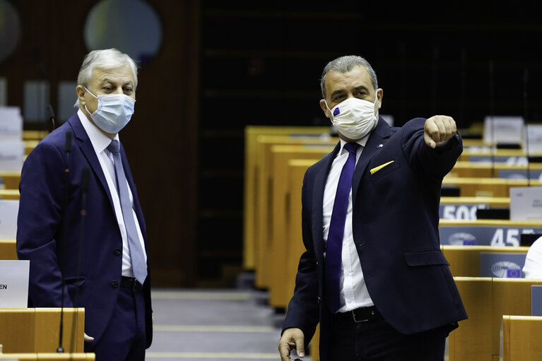 Foto 7: EP Plenary session- Announcement of results