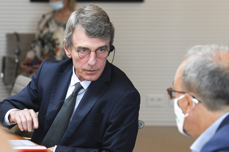 Fotografija 23: David SASSOLI, EP President takes part of the Opening of the G7 Speakers meeting Addressing the Climate Crisis with economic and Environmental justice for all