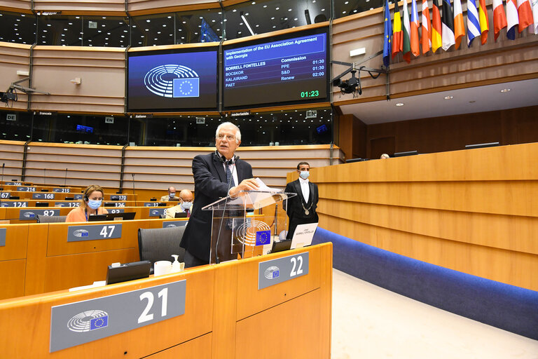 Снимка 13: EP Plenary session - Implementation of the EU Association Agreement with Georgia