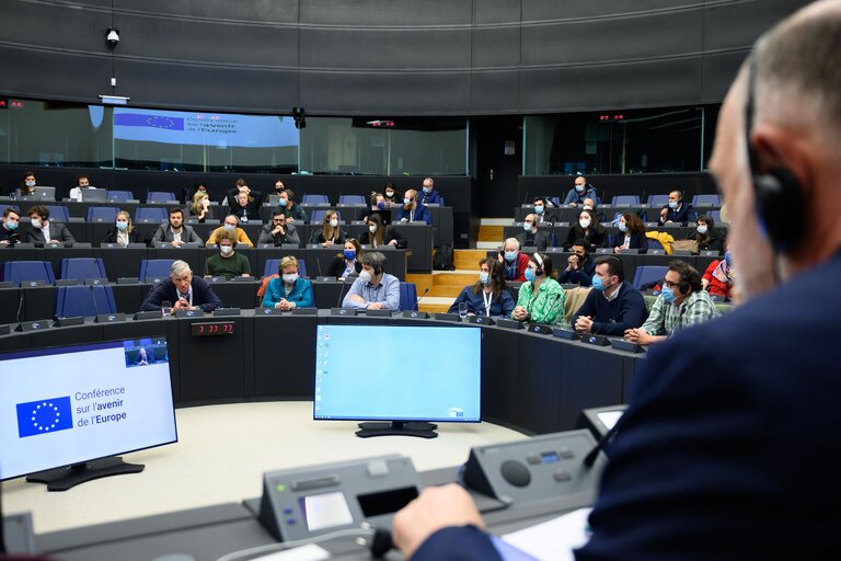 Fotografie 12: Conference on the Future of Europe - Caucus/citizens component