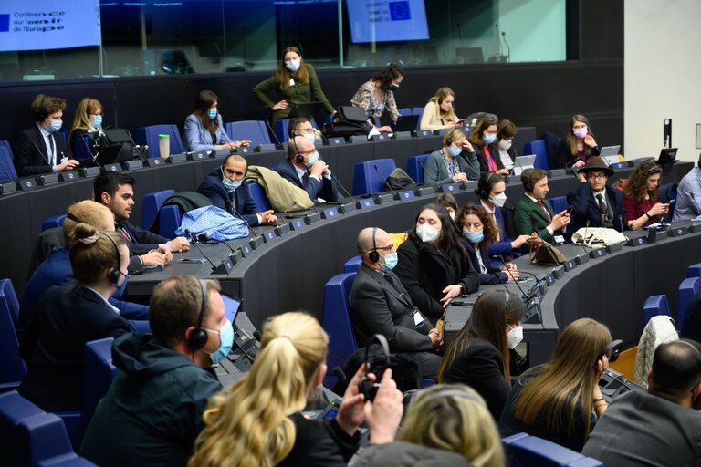 Fotogrāfija 9: Conference on the Future of Europe - Caucus/citizens component