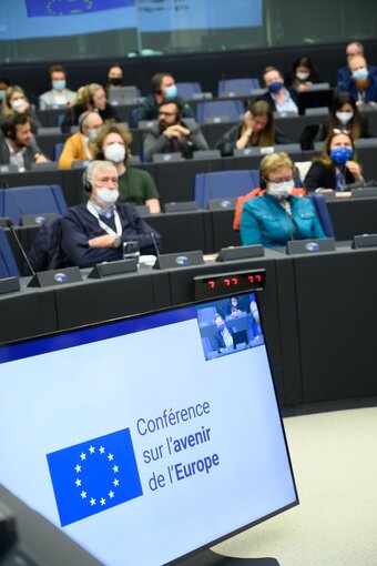 Fotografie 5: Conference on the Future of Europe - Caucus/citizens component